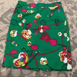 Floral pencil skirt